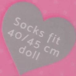 1 st. par sockar till dockor 35-45 cm Baby Rose