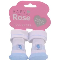 1 st. par sockar till dockor 35-45 cm Baby Rose