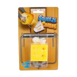 Stretchy ost med mysiga möss klämleksak fidget