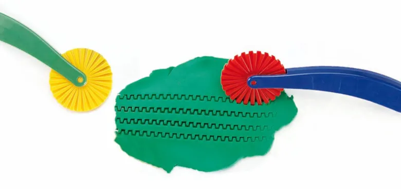 3 st. Skärare verktyg till leklera och Plastilina Jovi