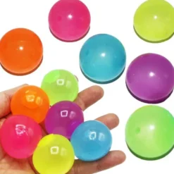 6 st. Sticky Klibbiga Lysande Bollar Klämbollar