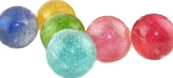 1 st. Stor Glitter Studsboll 6 cm