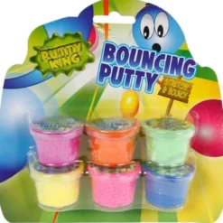 Studsande Putty Slime 6 st. burkar