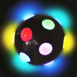 Studsboll Disco med ljus 5,5 cm