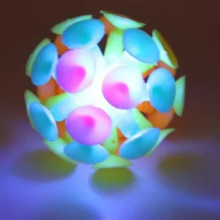 Suction ball ljus boll med sugkoppar 6 cm