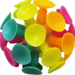 Suction ball ljus boll med sugkoppar 6 cm