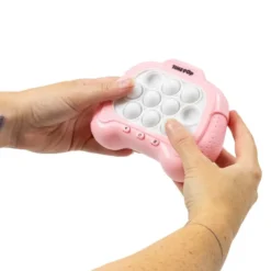 TIME POP LIGHT UP PUSH POPPER GAME PINK