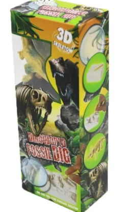 Utgrävning Dinosauriefossil och Dinosauriefigur 8,5 cm