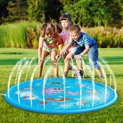 Vattenmatta Sprinklermatta vattenlek 100 cm