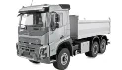 VOLVO FMX E015 DUMP TRUCK 6X4 1/14 RTR SILVER